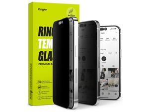 Ringke Privacy Glass [Anti-spy] Compatible with iPhone 14 Pro Screen Protector 6.1 Inches, Full-Coverage Tempered Glass Designed for iPhone 14 Pro Privacy Screen Protector