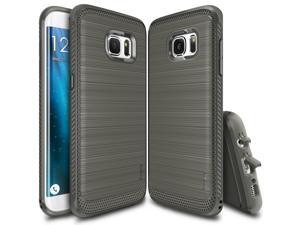 Samsung Galaxy S7 Edge Case, Ringke Onyx [Mist Gray] Flexible Durability, TPU Defensive Case