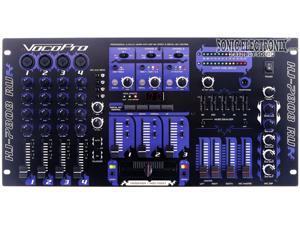 VocoPro KJ-7808 RV Professional KJ/DJ/VJ Mixer with DSP Mic Effect, and Digital Key Control