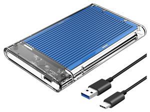 ORICO Aluminum Type-C 2.5 Inch HDD Enclosure Case USB3.1 GEN 1 to SATA III External Hard Drive Disk Enclosure High-Speed Case for HDD SSD Support UASP SATA III 4TB Max (2179C3) ORICO Aluminum Type-C 2.5 Inch HDD Enclosure Case USB3.1 GEN 1 to SATA III External Hard Drive Disk Enclosure High-Speed Case for HDD SSD Support UASP SATA III 4TB Max (2179C3)