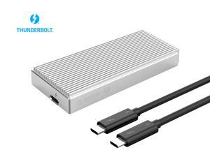 ORICO Aluminum Thunderbolt 3 40Gbps NVME M.2 SSD Enclosure 2TB Aluminum USB C with 40Gbps Thunderbolt 3 C to C Cable For Laptop Desktop ORICO Aluminum Thunderbolt 3 40Gbps NVME M.2 SSD Enclosure 2TB Aluminum USB C with 40Gbps Thunderbolt 3 C to C Cable For Laptop Desktop