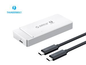 ORICO Aluminum Thunderbolt 3 M.2 NVME SSD Enclosure 40Gbps Support 2TB Aluminum with 40Gbps Thunderbolt 3 C to C Cable For Mac Windows ORICO Aluminum Thunderbolt 3 M.2 NVME SSD Enclosure 40Gbps Support 2TB Aluminum with 40Gbps Thunderbolt 3 C to C Cable For Mac Windows