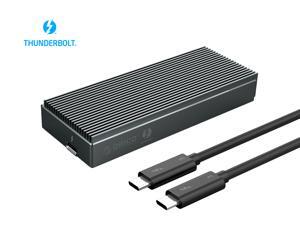 ORICO Aluminum Thunderbolt 3 40Gbps NVME M.2 SSD Enclosure 2TB Aluminum USB C with 40Gbps Thunderbolt 3 C to C Cable For Laptop Desktop ORICO Aluminum Thunderbolt 3 40Gbps NVME M.2 SSD Enclosure 2TB Aluminum USB C with 40Gbps Thunderbolt 3 C to C Cable For Laptop Desktop