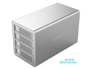 ORICO 64TB Full Aluminum Enterprise Raid 4 Bay 3.5" HDD Docking Station USB3.0 to SATA With Dual Chip 150W Built-in Power Hard Drive Case Tool Free - 3549RU3-US-SV-BP ORICO 64TB Full Aluminum Enterprise Raid 4 Bay 3.5" HDD Docking Station USB3.0 to SATA With Dual Chip 150W Built-in Power Hard Drive Case Tool Free - 3549RU3-US-SV-BP