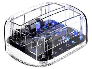 ORICO 24TB 3.5 inch External Hard Drive Docking Station SATA to USB 3.0 HDD Enclosure for 2.5 3.5 inch SATA Hard Drive Disk HDD/ SSD Tool Free Support UASP and 12TB Drive Max Transparent ORICO 24TB 3.5 inch External Hard Drive Docking Station SATA to USB 3.0 HDD Enclosure for 2.5 3.5 inch SATA Hard Drive Disk HDD/ SSD Tool Free Support UASP and 12TB Drive Max Transparent