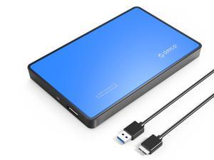 ORICO Tool Free 2.5 Inch SATA to USB 3.0 Hard Drive Disk HDD External Enclosure Case for 9.5mm 7mm 2.5" SATA HDD and SSD [Support 4TB UASP Protocol]