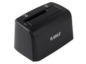 ORICO Tool Free SuperSpeed USB3.0 SATA 2.5 & 3.5 inch HDD SSD External Hard Drive Docking Station Support UASP & SATAIII for PC, Notebook ,MacBook ,laptop and Desktop - Black ORICO Tool Free SuperSpeed USB3.0 SATA 2.5 & 3.5 inch HDD SSD External Hard Drive Docking Station Support UASP & SATAIII for PC, Notebook ,MacBook ,laptop and Desktop - Black