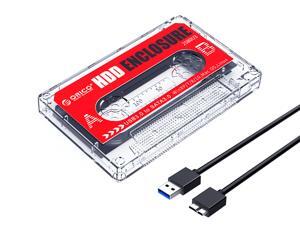 ORICO 2580U3 2.5-inch USB3.0 Portable HDD/SSD Enclosure For 7-9.5mm 2.5-inch SATA HDD/SSD With Vintage Classic Tape ORICO 2580U3 2.5-inch USB3.0 Portable HDD/SSD Enclosure For 7-9.5mm 2.5-inch SATA HDD/SSD With Vintage Classic Tape