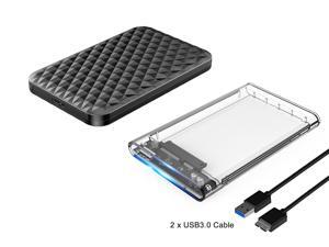 ORICO 2.5" Transparent USB 3.0 to SATA 3.0 External Hard Drive Disk Enclosure Box With 4TB 2.5-Inch USB3.0 Portable Hard Drive Case up to 5Gbps Super-speed with UASP SATA III Tool Free ORICO 2.5" Transparent USB 3.0 to SATA 3.0 External Hard Drive Disk Enclosure Box With 4TB 2.5-Inch USB3.0 Portable Hard Drive Case up to 5Gbps Super-speed with UASP SATA III Tool Free