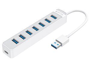 Color : White yongzhiwl USB 3.0 hub USB 2.0 &1.1,5Gbps HUB Transmission Cable,Backwards Compatible with USB 2.0 &1.1