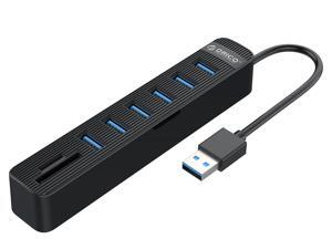 ORICO 6 Port USB 3.0 HUB With 1* SD&TF port For PC Laptop Computer Accessories ABS USB Splitter USB3.0 OTG Adapter ORICO 6 Port USB 3.0 HUB With 1* SD&TF port For PC Laptop Computer Accessories ABS USB Splitter USB3.0 OTG Adapter