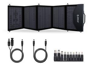 ORICO 100W Portable Solar Panel,Foldable Solar Panel Kit with Dual 5V USB & 18V DC Output for Most Power Station Generator/Laptop/Tablet/GPS/iPhone/iPad/Camera