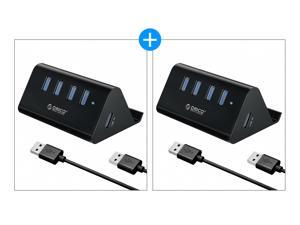 2 PACK ORICO 4 Port USB 3.0 Portable Data HUB with Phone holder, 3.3ft USB Cable Included, Support Phone Stand Function for Laptop, Notebook, PC, Surface Pro, Flash Drives, and Mobile HDD 2 PACK ORICO 4 Port USB 3.0 Portable Data HUB with Phone holder, 3.3ft USB Cable Included, Support Phone Stand Function for Laptop, Notebook, PC, Surface Pro, Flash Drives, and Mobile HDD