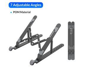 POM Laptop Stand, ORICO Laptop Holder Riser Computer Tablet Stand, 7 Angles Adjustable Ergonomic Foldable Portable Desktop Holder Compatible with MacBook,iPad,  Lenovo 10-15.6”