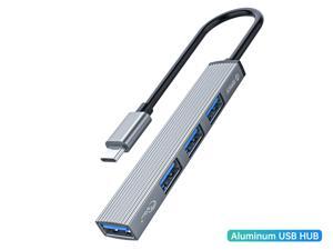 Aluminum 4 Port USB C HUB, ORICO Type C to USB 3.0, 3x 2.0 Ultra Slim Portable Splitter HUB for MacBook Pro, iPad Pro, XPS, Pixelbook, and More