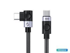 ORICO USB C Cable Nylon-braided USB C to USB C Cale PD 100W Charging and Data Transmission 480Mbps PD Type C Charging Cable for MacBook Pro Air, iPad Pro, Switch PS5, Huawei Samsung 1.64 ft.