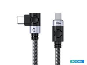 ORICO USB C Cable Nylon-braided USB C to USB C Cale PD 100W Charging and Data Transmission 480Mbps PD Type C Charging Cable for MacBook Pro Air, iPad Pro, Switch PS5, Huawei Samsung 6.5 ft.