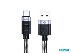ORICO 66W USB Cable 6A Fast Charging Charger Wire Cord For Huawei P40 LED Data USB C Phone Cable For Xiaomi Mi 10 Samsung S2 5 ft.