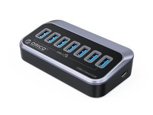 ORICO ABS 10Gbps 7 Port USB3.2 HUB SuperSpeed Type-C Splitter OTG Adapter With USB C Power Supply Port for MacBook Computer Accessories