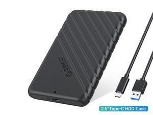 ORICO USB Type C 2.5 inch External Hard Drive Enclosure SATA 6Gbps HDD SSD Storage HDD Case Support Up to 6TB SSD UASP protocols and TRIM for PC Laptop