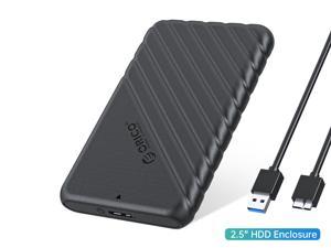 ORICO USB3.0 2.5 inch External Hard Drive Enclosure SATA 5Gbps HDD SSD Storage HDD Case Support Up to 6TB SSD UASP protocols and TRIM for PC Laptop