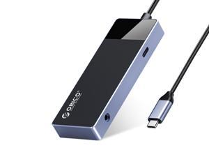 ORICO USB C HUB, 6 in 1 USB3.0 5Gbps USB-C HUB PD60W 4K@30Hz HDMI RJ45 for MacBook Air PC