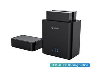 ORICO Dual 2 Bay Magnetic-type 3.5 Inch USB3.0 Hard Drive Enclosure Support 20TB Max 5Gbps UASP 12V Adapter Tool Free HDD Enclosure