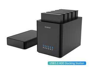 ORICO 5 Bay Hard Drive Docking Station USB 3.0 Tool-Free Magnetic Enclosure for 3.5inch SATA External HDD - DS500U3