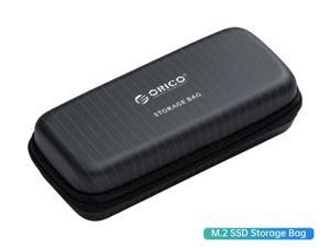 ORICO M.2 Hard Drive Case Portable HDD Storage Protection Bag for External M.2 SSD /USB Cable /U Disk Large Capacity