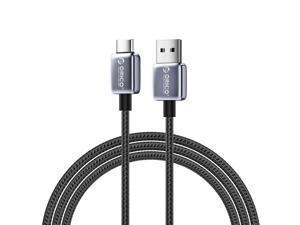 ORICO PD66W USB C Cable USB A to USB C Charger Cable Nylon Charging Cord Fast Charging for Huawei Samsung Galaxy Note 10 Note 9S10 66 ft