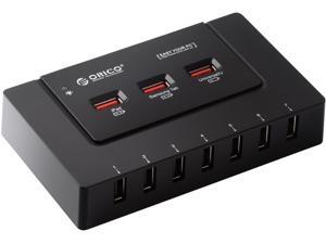 ORICO HF7U-3P 7-Port USB 2.0 Hub - 3 x Charger, 12V 2.5A Power Adapter and USB 2.0 Cord ORICO HF7U-3P 7-Port USB 2.0 Hub - 3 x Charger, 12V 2.5A Power Adapter and USB 2.0 Cord