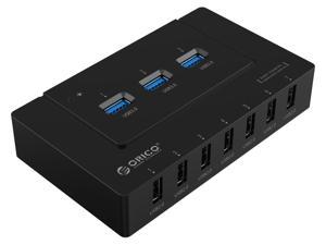 ORICO H9910-U3-US 10 Ports USB HUB 3 Super Speed USB3.0 Ports and 7 Ports of USB2.0 - Black
