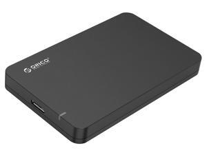 ORICO 2569S3-V1 2.5-Inch Hard Drive Enclosure with SATA3.0 Interface, Portable Design for HDD / SDD - Black ORICO 2569S3-V1 2.5-Inch Hard Drive Enclosure with SATA3.0 Interface, Portable Design for HDD / SDD - Black