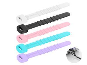ORICO 5pcs Desktop Cable holder Cable Management System, Cable Organizer Wire Storage Cable Holder Clip for Power Cords and Charging Accessory SG-PH5 ORICO 5pcs Desktop Cable holder Cable Management System, Cable Organizer Wire Storage Cable Holder Clip for Power Cords and Charging Accessory SG-PH5
