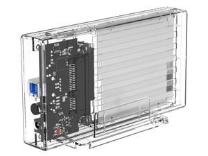 ORICO 2 Bay Transparent Dual Bay 2.5'' HDD Enclosure SATA to USB 3.0 Transparent Hard Drive Box Support UASP for 2.5 inch 7-9.5 mm Support UASP protocol SATA III Tool Free 2x4TB ORICO 2 Bay Transparent Dual Bay 2.5'' HDD Enclosure SATA to USB 3.0 Transparent Hard Drive Box Support UASP for 2.5 inch 7-9.5 mm Support UASP protocol SATA III Tool Free 2x4TB