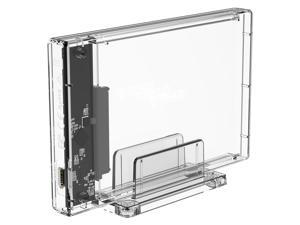 ORICO 4TB Type-C USB 3.1 HDD Enclosure 2.5 inch External Hard Drive Disk Tool Free Enclosure case for 7mm-9.5mm SATA HDD SSD - Transparent (2159C3) ORICO 4TB Type-C USB 3.1 HDD Enclosure 2.5 inch External Hard Drive Disk Tool Free Enclosure case for 7mm-9.5mm SATA HDD SSD - Transparent (2159C3)