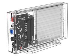 ORICO 2 Bay Dual Bay 2.5'' HDD Enclosure With Raid Function SATA to USB 3.0 Transparent Hard Drive Box Support UASP for 2.5 inch 7-9.5 mm Support UASP protocol SATA III Tool Free Up to 6TB ORICO 2 Bay Dual Bay 2.5'' HDD Enclosure With Raid Function SATA to USB 3.0 Transparent Hard Drive Box Support UASP for 2.5 inch 7-9.5 mm Support UASP protocol SATA III Tool Free Up to 6TB