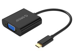 ORICO Type C to VGA Output Adapter Video Converter 1920*1080@60Hz Male to Female for Mac PC/Laptop/DVD ORICO Type C to VGA Output Adapter Video Converter 1920*1080@60Hz Male to Female for Mac PC/Laptop/DVD