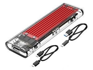 ORICO TCM2-C3 Aluminium USB 3.1 Gen2 Type-C NVMe M.2 Hard Drive Enclosure - Red