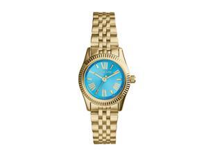Michael Kors Lexington Ocean Blue Dial Gold-tone Ladies Watch MK3271