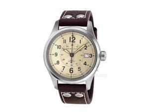 HAMILTON MEN'S KHAKI FIELD AUTOMATIC 40MM BROWN LEATHER BAND WATCH H70595523 HAMILTON MEN'S KHAKI FIELD AUTOMATIC 40MM BROWN LEATHER BAND WATCH H70595523