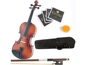 Mendini 1/32 MV300 Solid Wood Violin in Antique Satin Finish with Hard Case, Bow, Rosin and Extra Strings Mendini 1/32 MV300 Solid Wood Violin in Antique Satin Finish with Hard Case, Bow, Rosin and Extra Strings