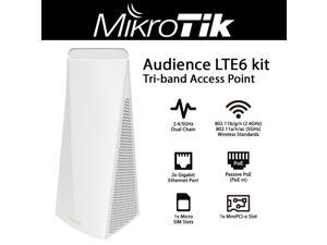 MikroTik - AUDIENCE-LTE6-US - Audience LTE6 Kit with 716MHz CPU, 256MB RAM, 2x GLAN, 2.4GHz 802.11n Dual Chain, 5GHz
