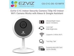 EzViz C1C Indoor Security Camera 720p HD Indoor WiFi Camera Baby Monitor, Smart Motion Detection, Two-Way Audio, 40ft Night Vision, Works with Alexa & Google Assistant (C1C) EzViz C1C Indoor Security Camera 720p HD Indoor WiFi Camera Baby Monitor, Smart Motion Detection, Two-Way Audio, 40ft Night Vision, Works with Alexa & Google Assistant (C1C)