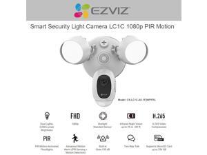EzViz LC1C Smart Security Light Camera day and night 1080p Full HD 8x Zoom - CS-LC1C-A0-1F2WPFRL EzViz LC1C Smart Security Light Camera day and night 1080p Full HD 8x Zoom - CS-LC1C-A0-1F2WPFRL