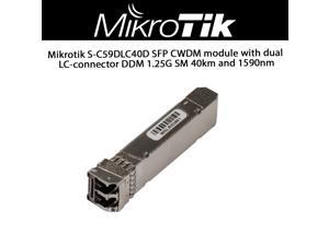 Mikrotik S-C59DLC40D SFP CWDM module with dual LC-connector DDM 1.25G SM 40km and 1590nm