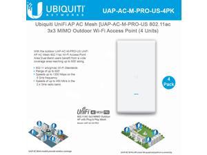 Ubiquiti UniFi AP AC Mesh UAPACMPROUS 80211ac 3x3 MIMO Outdoor WiFi Access Point 4 Units