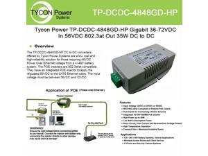 Tycon Power (TP-DCDC-4848GD-HP) Gigabit 36-72VDC DC to DC