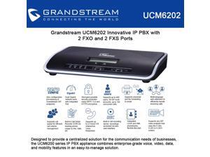 Grandstream UCM6202 Innovative IP PBX with 2 FXO and 2 FXS Ports Grandstream UCM6202 Innovative IP PBX with 2 FXO and 2 FXS Ports