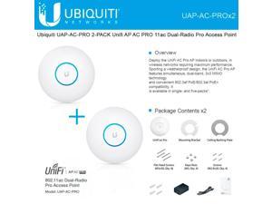 Ubiquiti UAPACPRO 2PACK UniFi AP AC Pro 80211ac 3x3 MIMO DualRadio Access Point